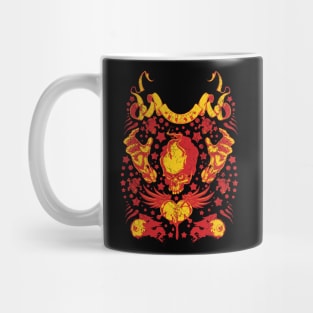 Skull Angry Mug